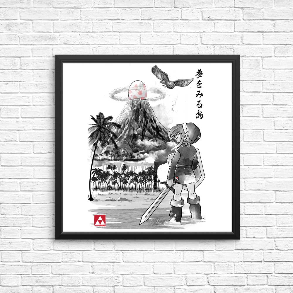 High - Quality Hero's Awakening Sumi - e Posters and Prints