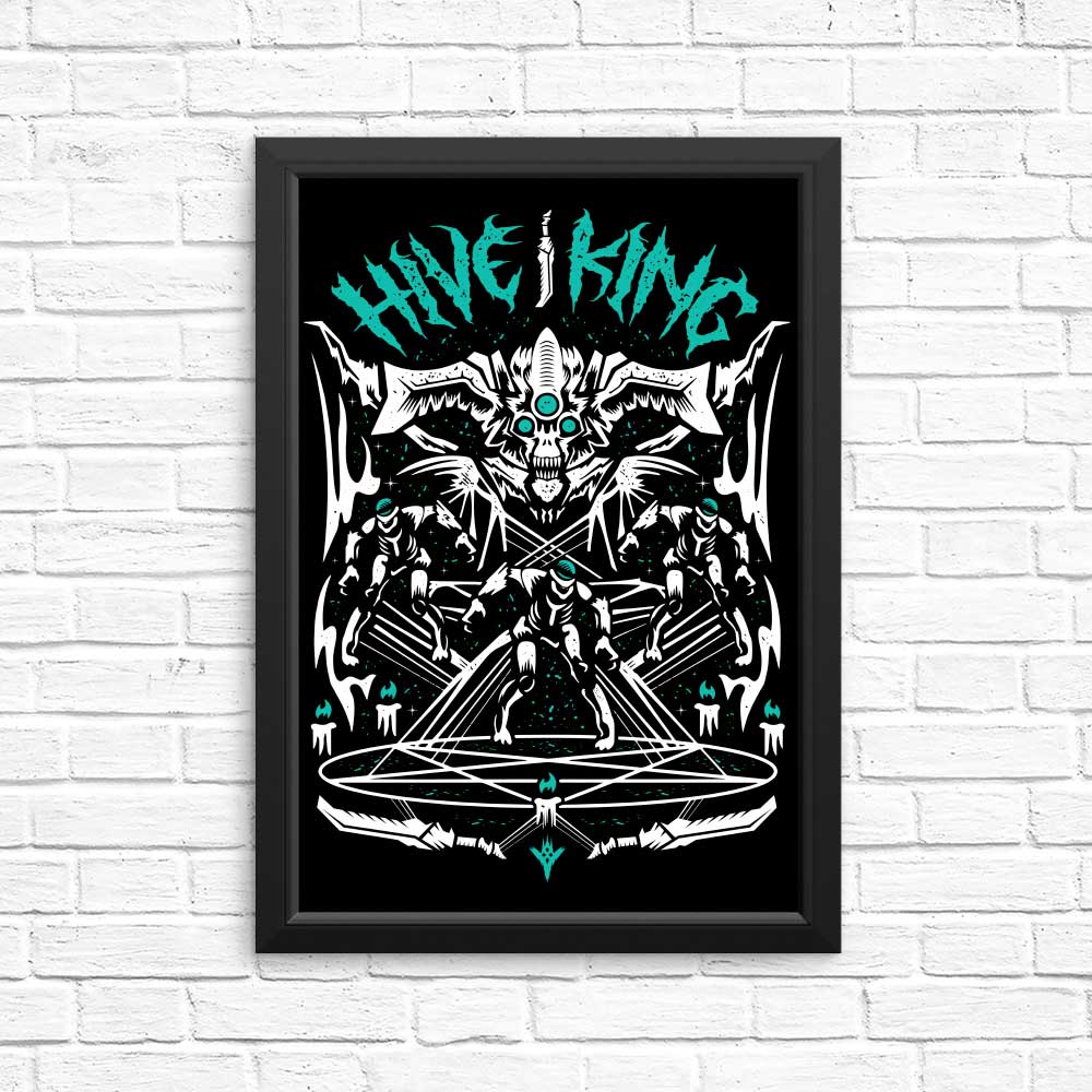 Hive King High - Quality Posters and Prints by Logozaste