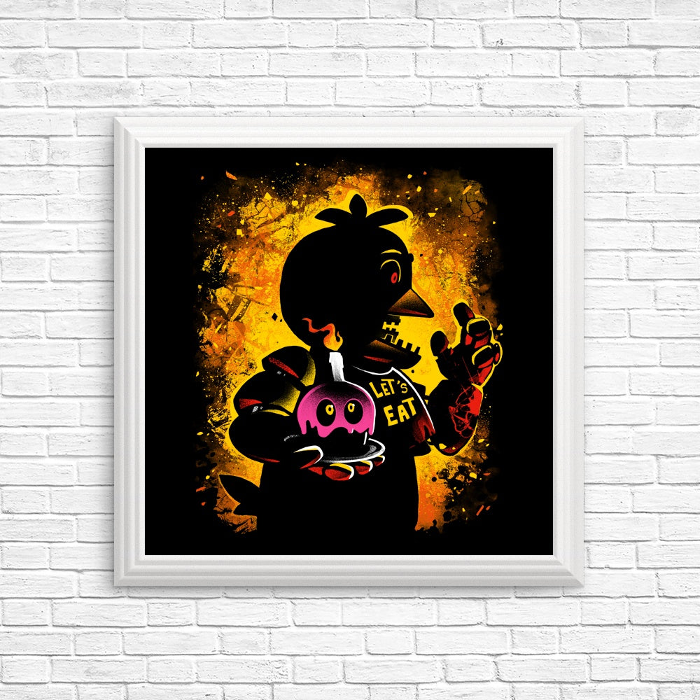 Animatronic Chicken Posters and Prints by Alemaglia