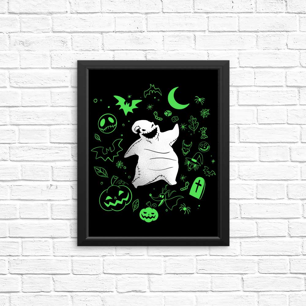 High - Quality Boogie Man Doodle Posters and Prints by Alemaglia