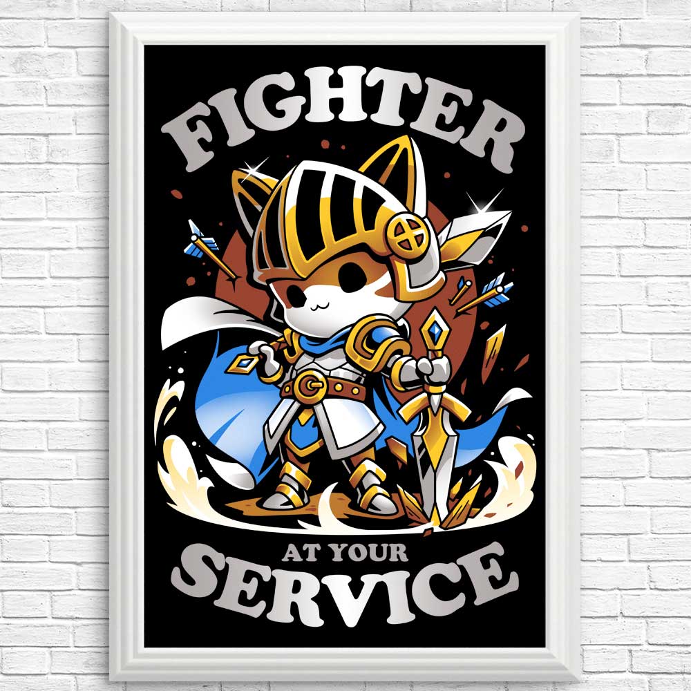 Service - Ready Fighter Posters and Prints by Snouleaf