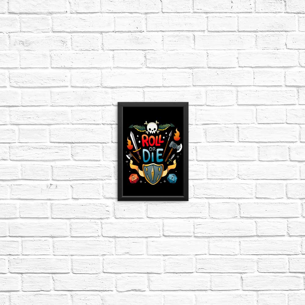 Roll or Die - High - Quality Posters and Prints for Decor