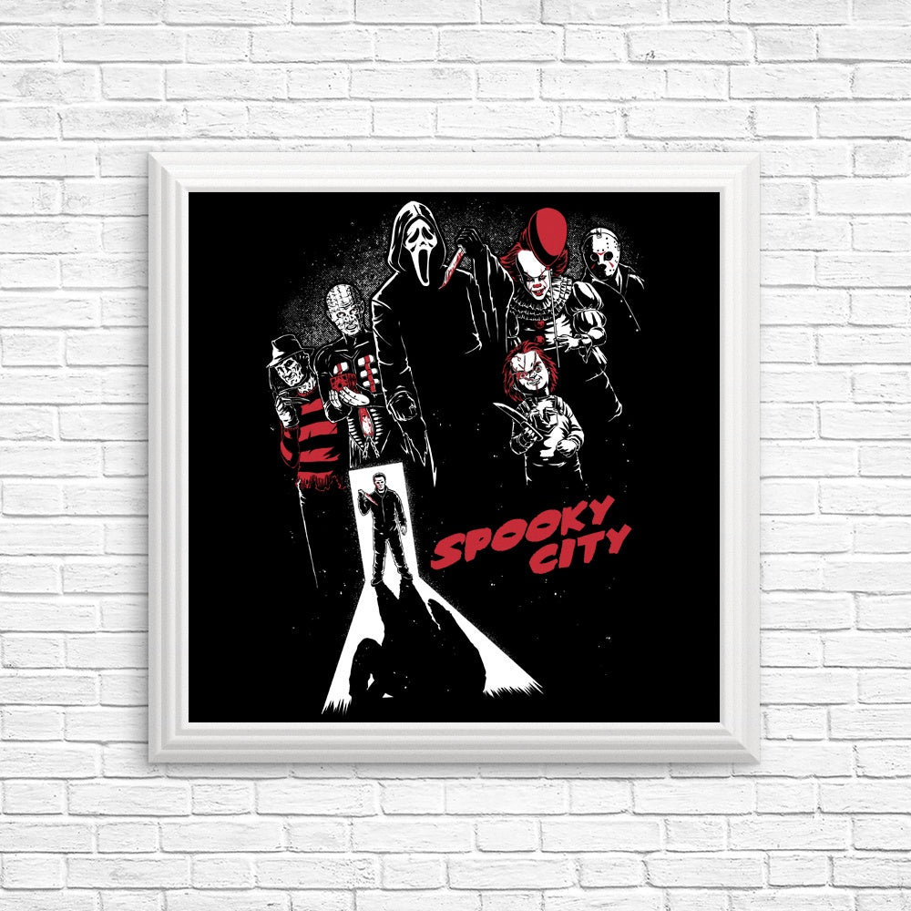 Spooky City - Haunting Posters and Prints for Your Space