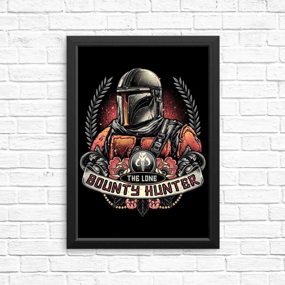 The Solitary Bounty Hunter - High - Quality Posters and Prints for Wall Decor