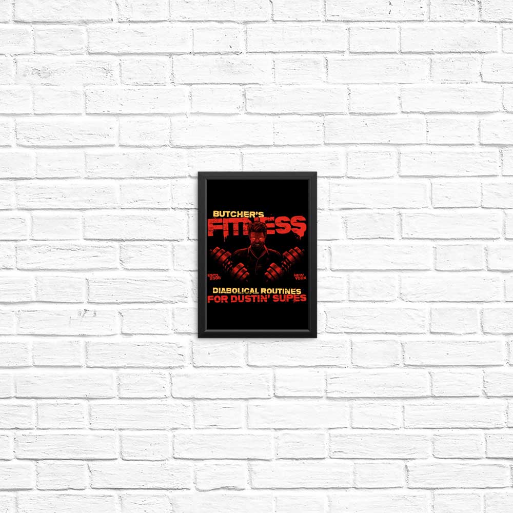 Butcher's Fitness High - Quality Posters and Prints