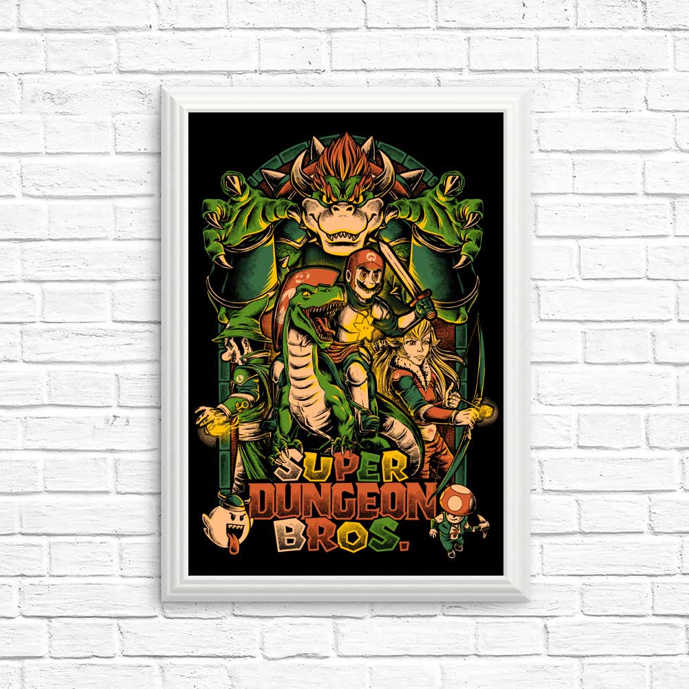 High - Quality Super Dungeon Bros. Posters and Prints