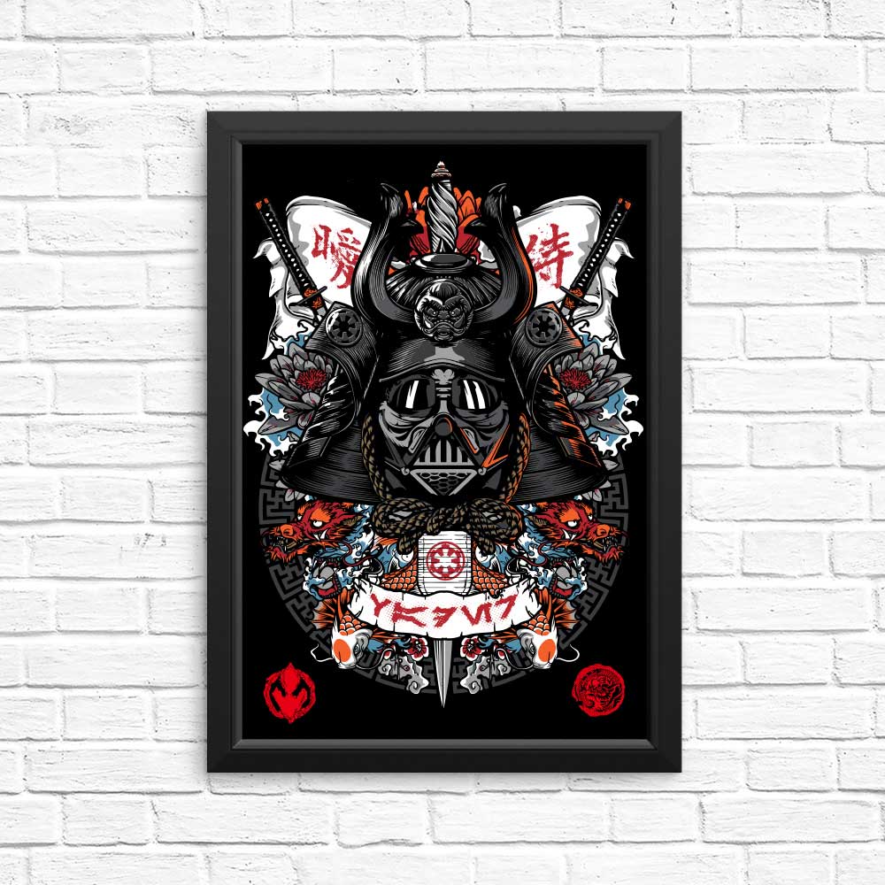 Stunning Dark Lord Samurai Posters and Prints by Arinesart
