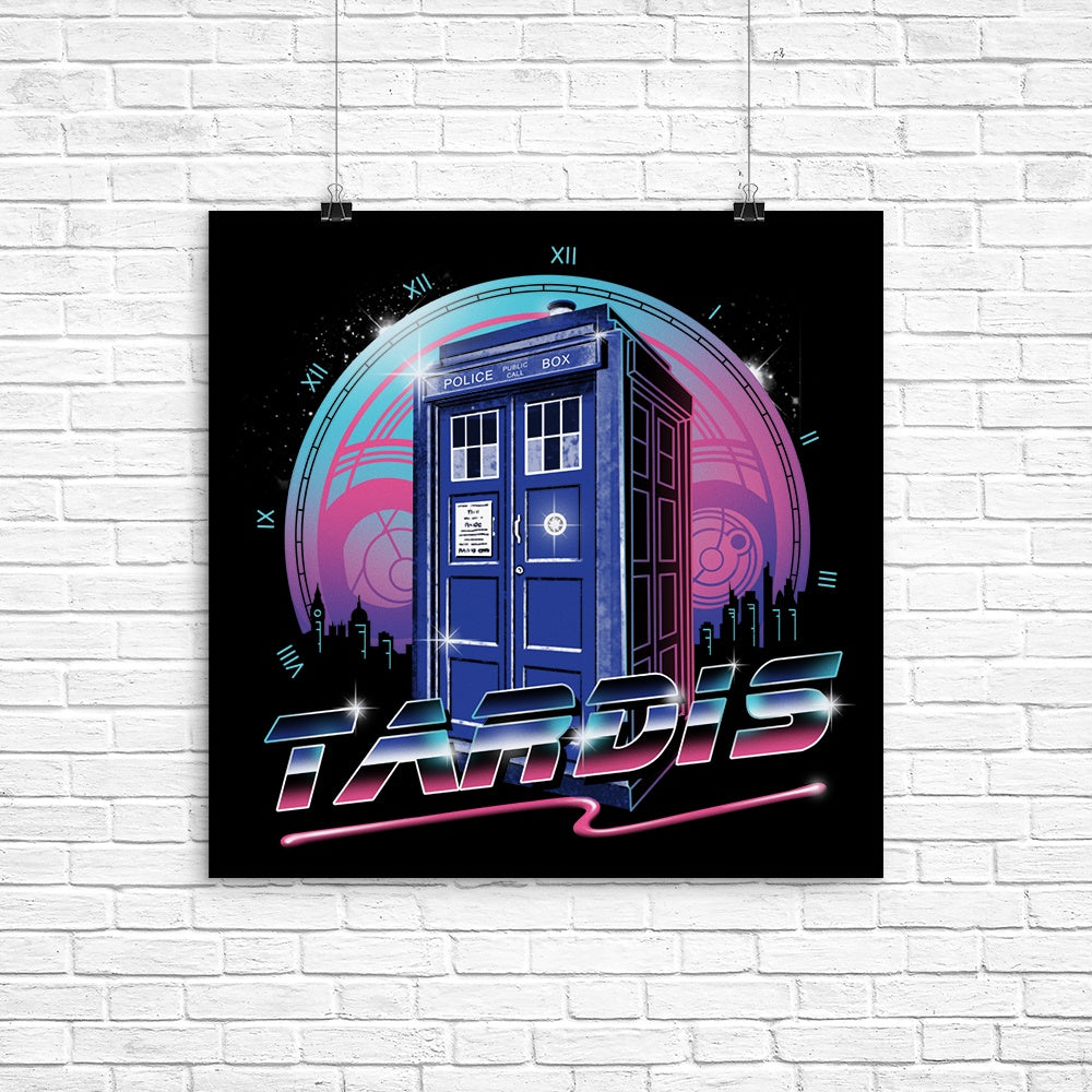 Cool Tardis - Decorative Poster for Your Space