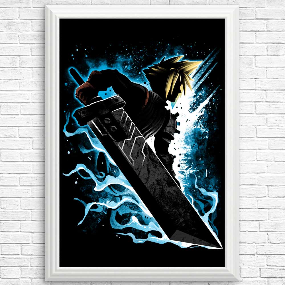 Exclusive Posters and Prints Featuring Ex - Soldier and Buster Sword from Alemaglia