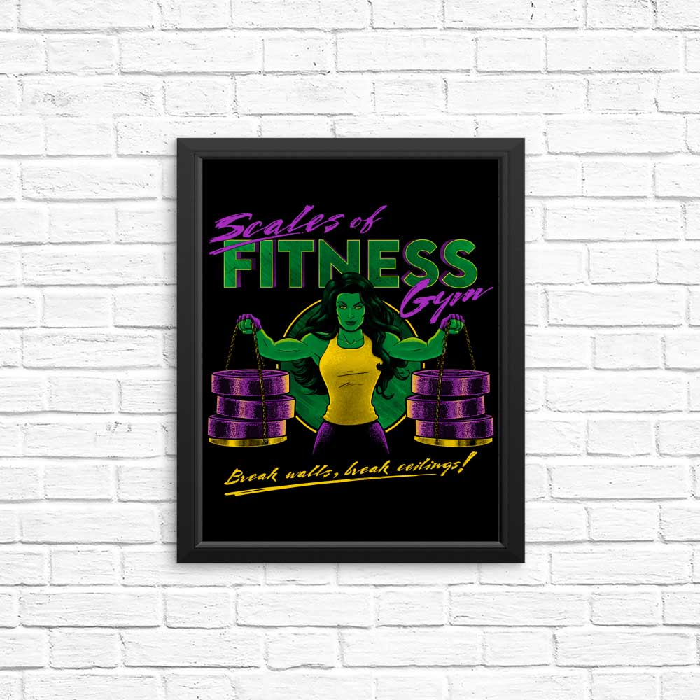 Fitness Scales - High - Quality Posters and Prints for Your Space