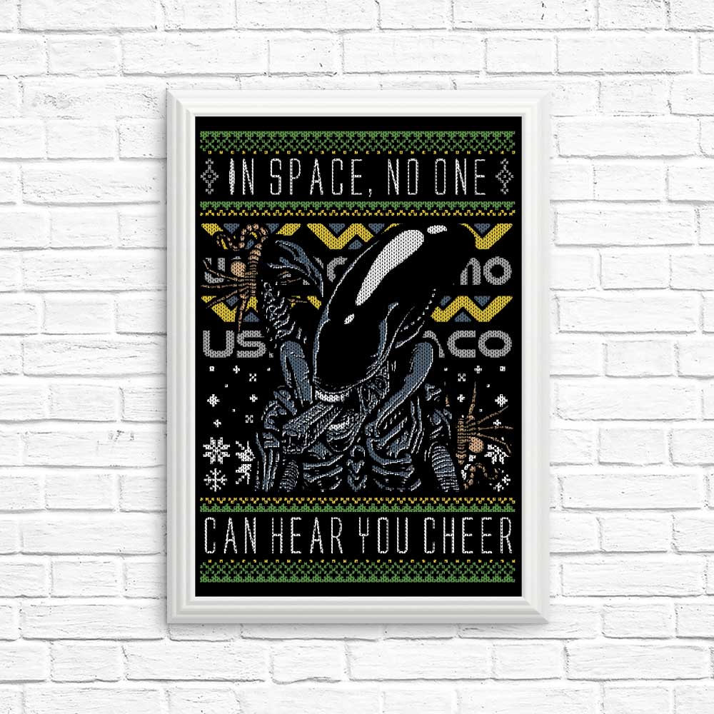 Xeno Christmas Sweater - High - Quality Wall Posters and Prints