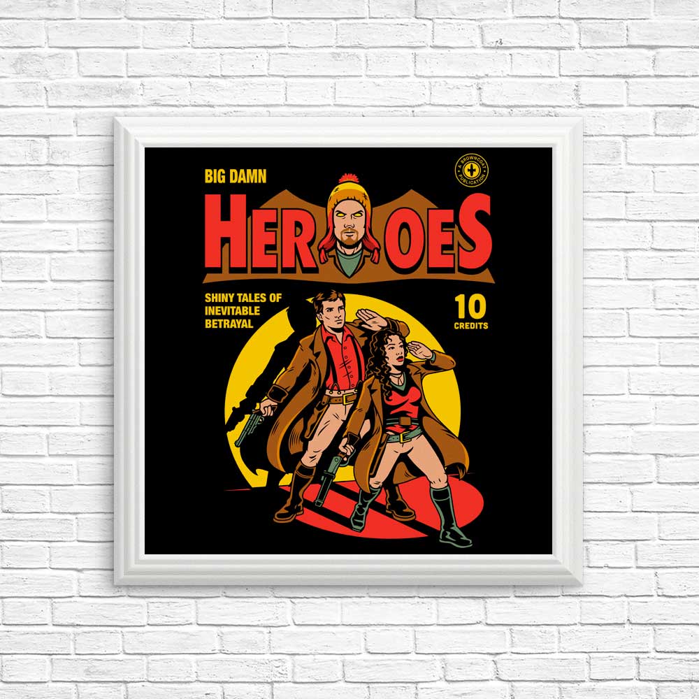 Heroes Comic-themed Posters and Art Prints for Decor