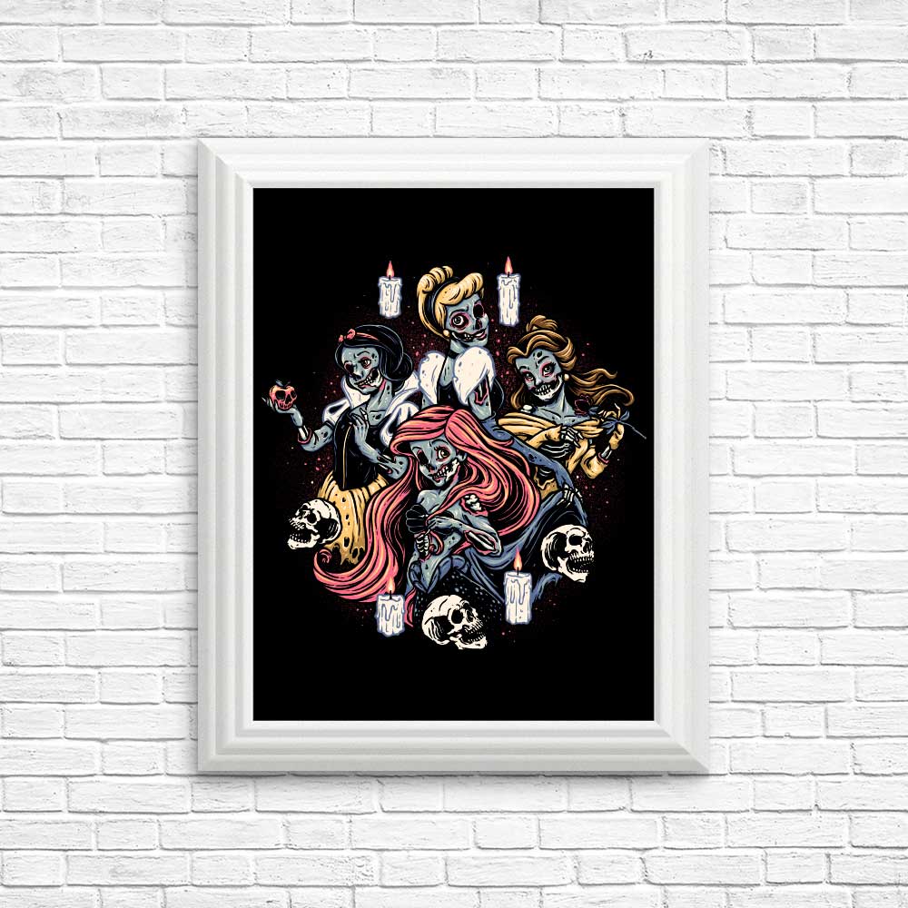 High - Quality Undead Princesses Posters and Prints by Momma Gorilla