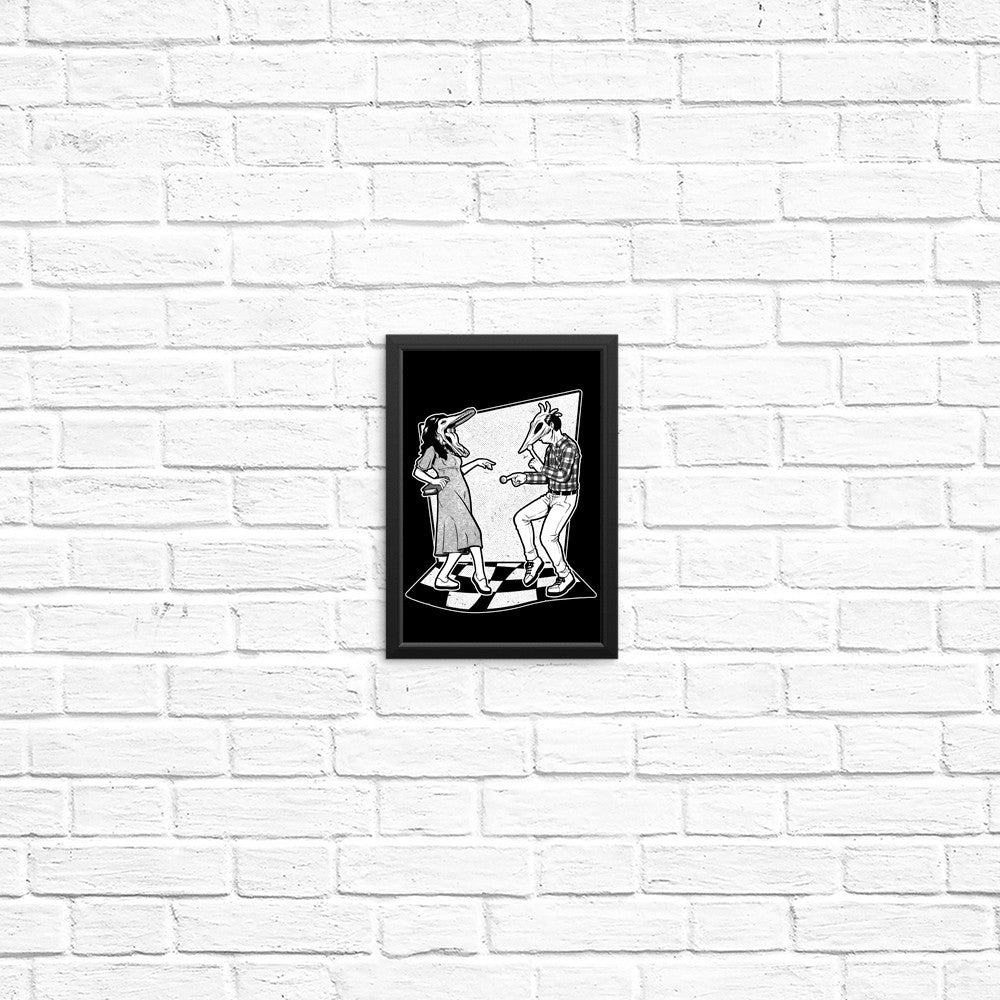 Enchanting Ghost Couple Dance Posters and Prints from Studio Mootant