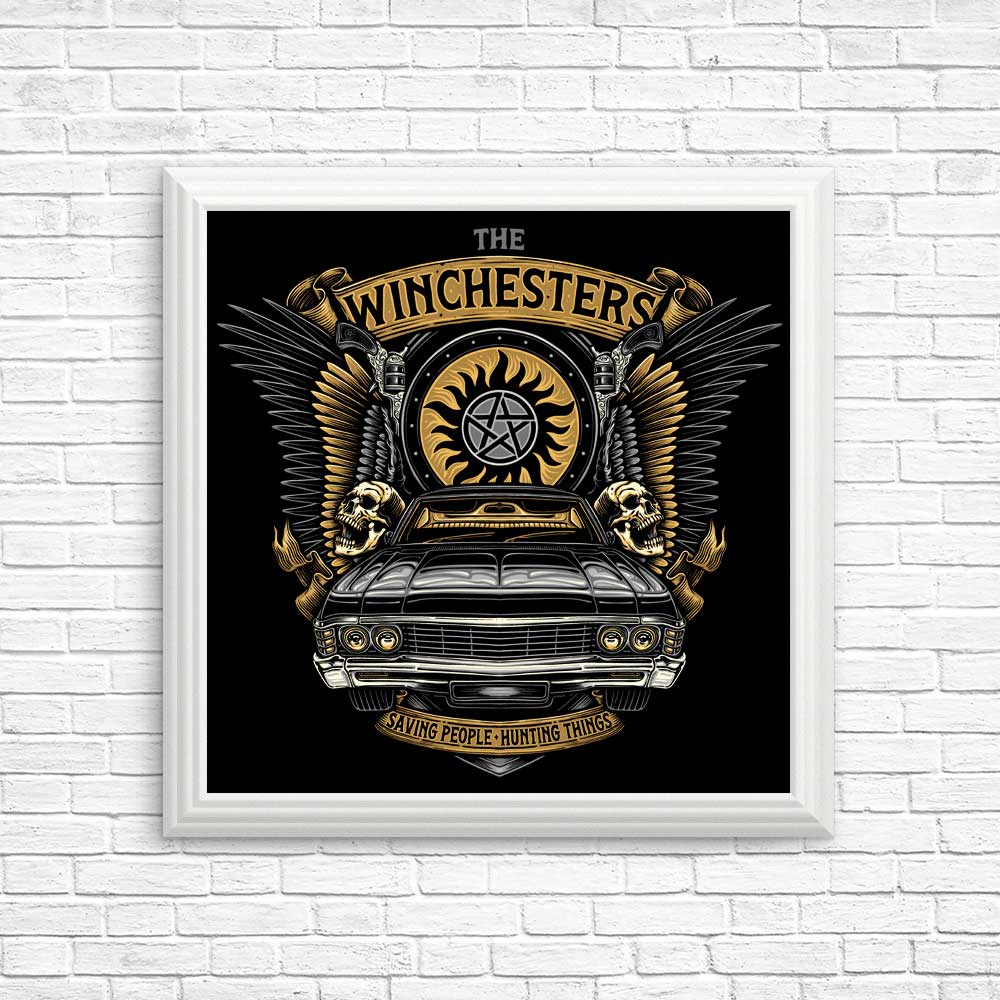 High - Quality Hunting Things Emblem Posters and Prints
