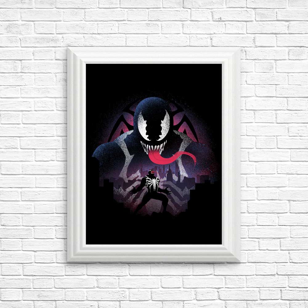 Stylish Black Symbiote Posters and Prints by Donnie Illustrations
