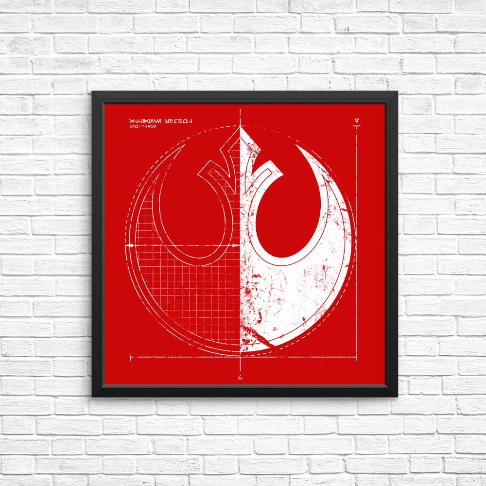 Rebellion Blueprint - High - Quality Posters and Prints