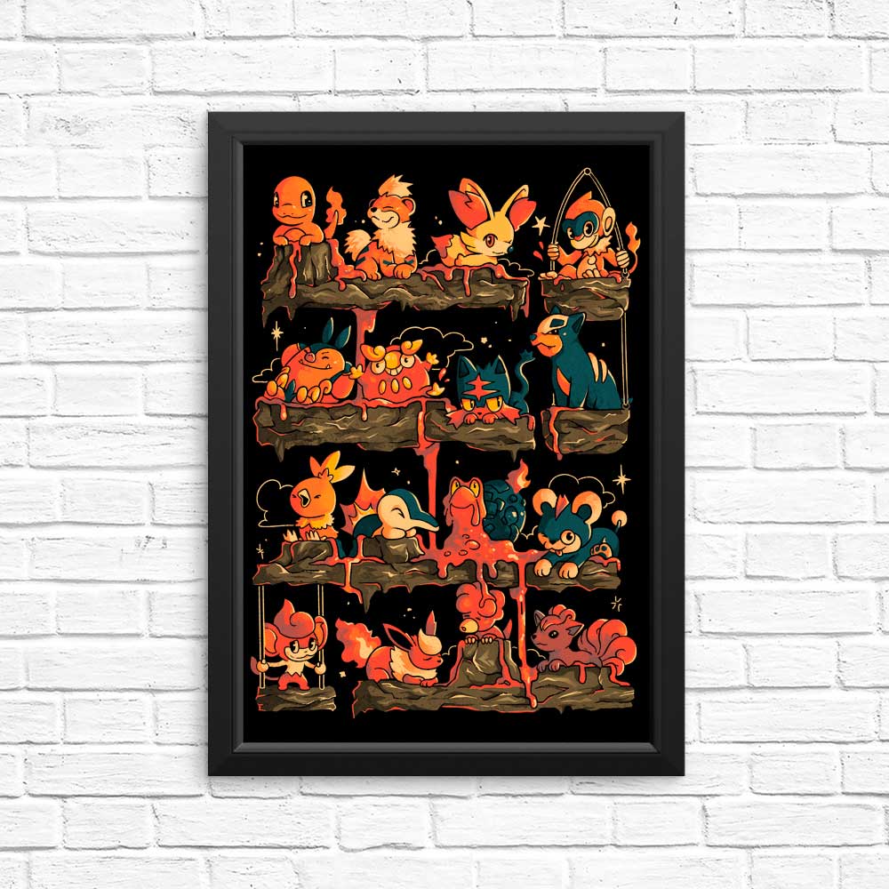 Stylish Fire Shelf for Displaying Posters & Prints