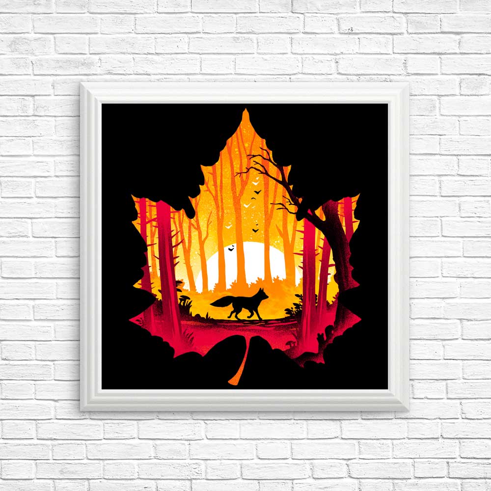 Alemaglia's Sunset Fox High - Quality Posters and Prints