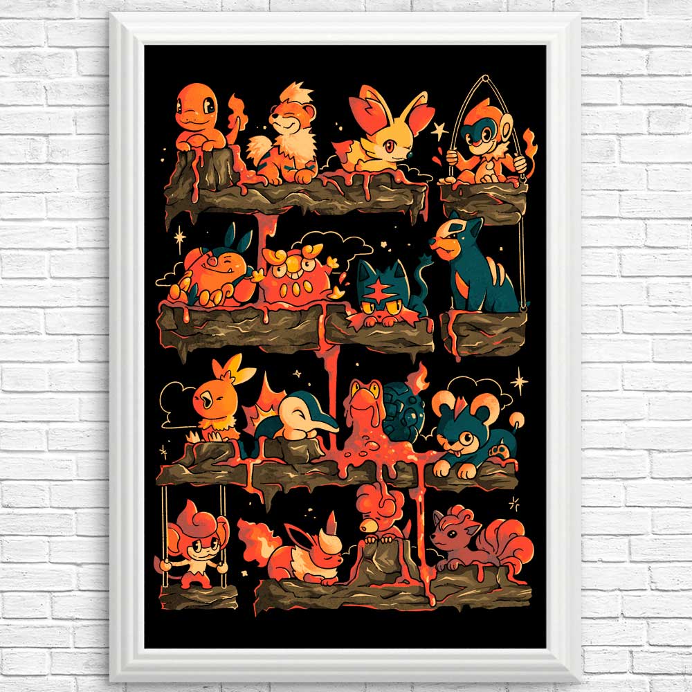 Stylish Fire Shelf for Displaying Posters & Prints