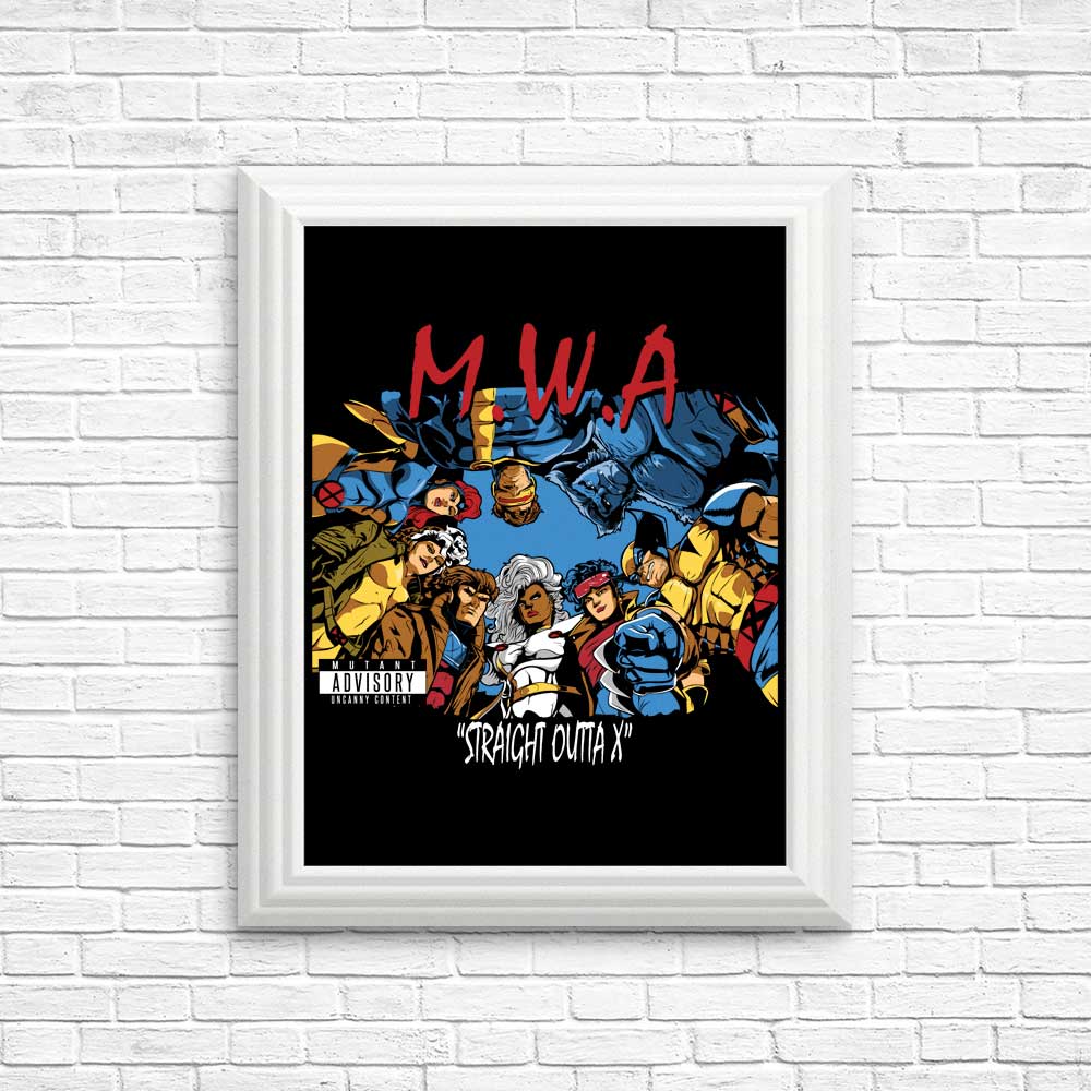 Authentic Straight Outta X Wall Posters and Prints by Aaron Morales Designs