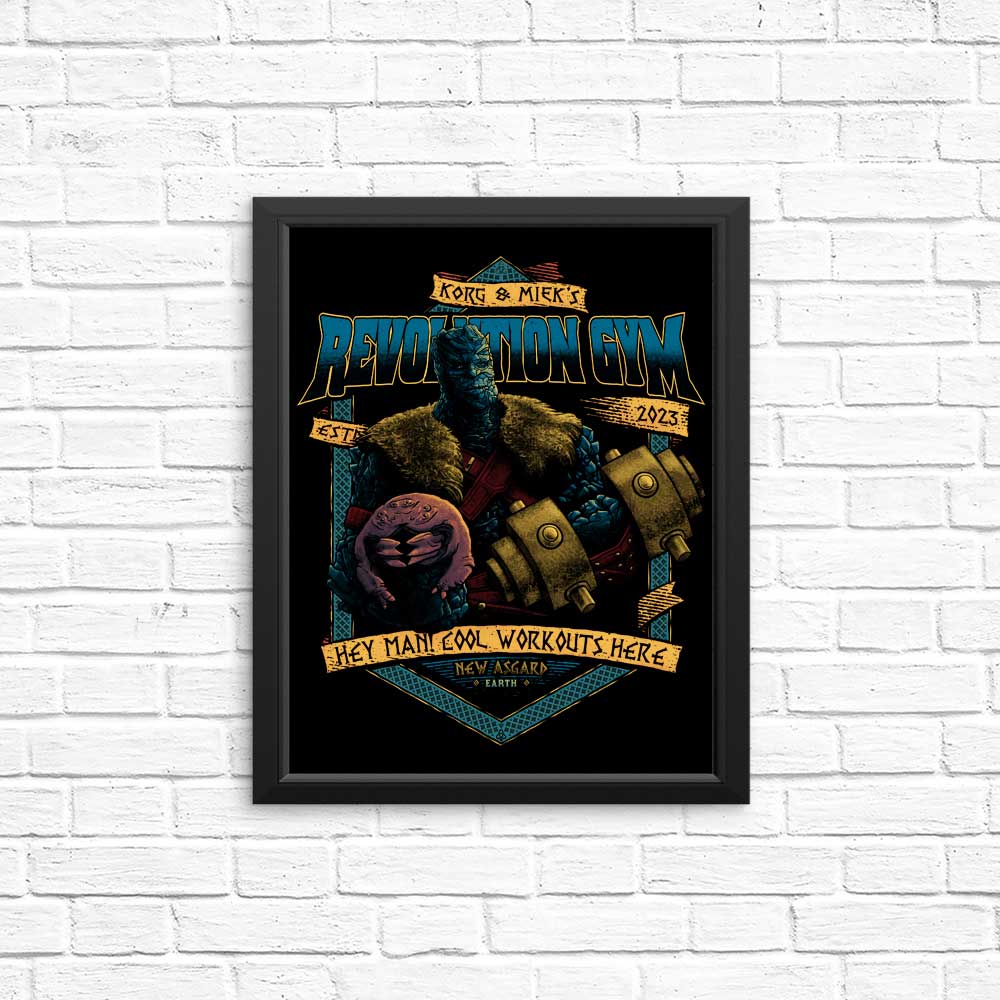 High - Quality Revolution Gym Posters and Prints from Teesgeex