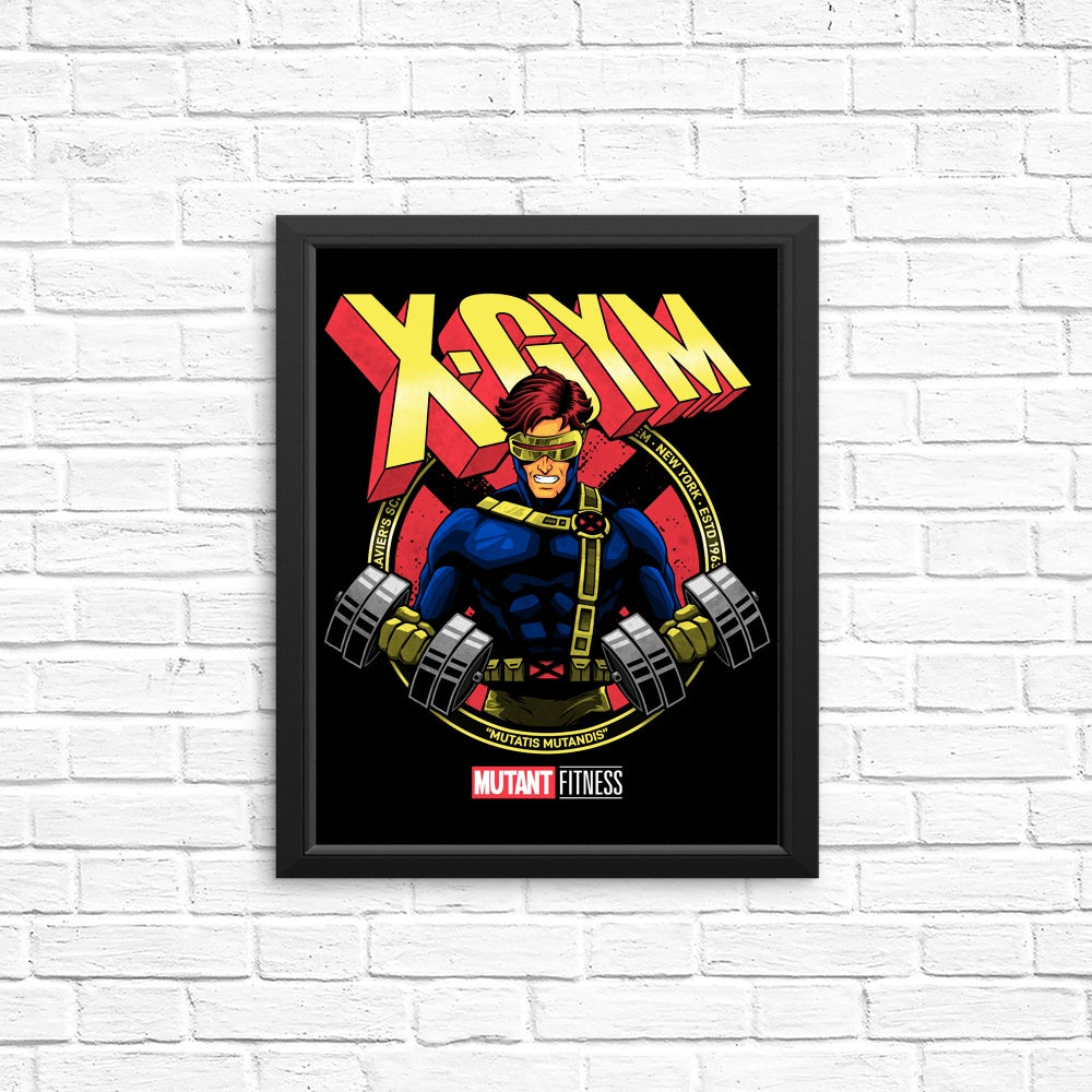 High - quality Optic X - Gym Workout Posters and Prints
