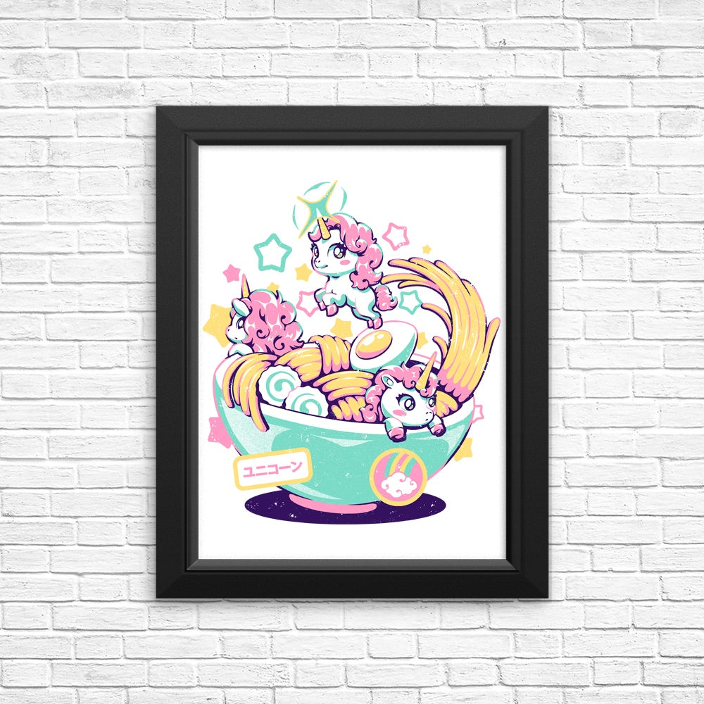 Charming Unicorn Bowl Posters and Prints from Edu.ely