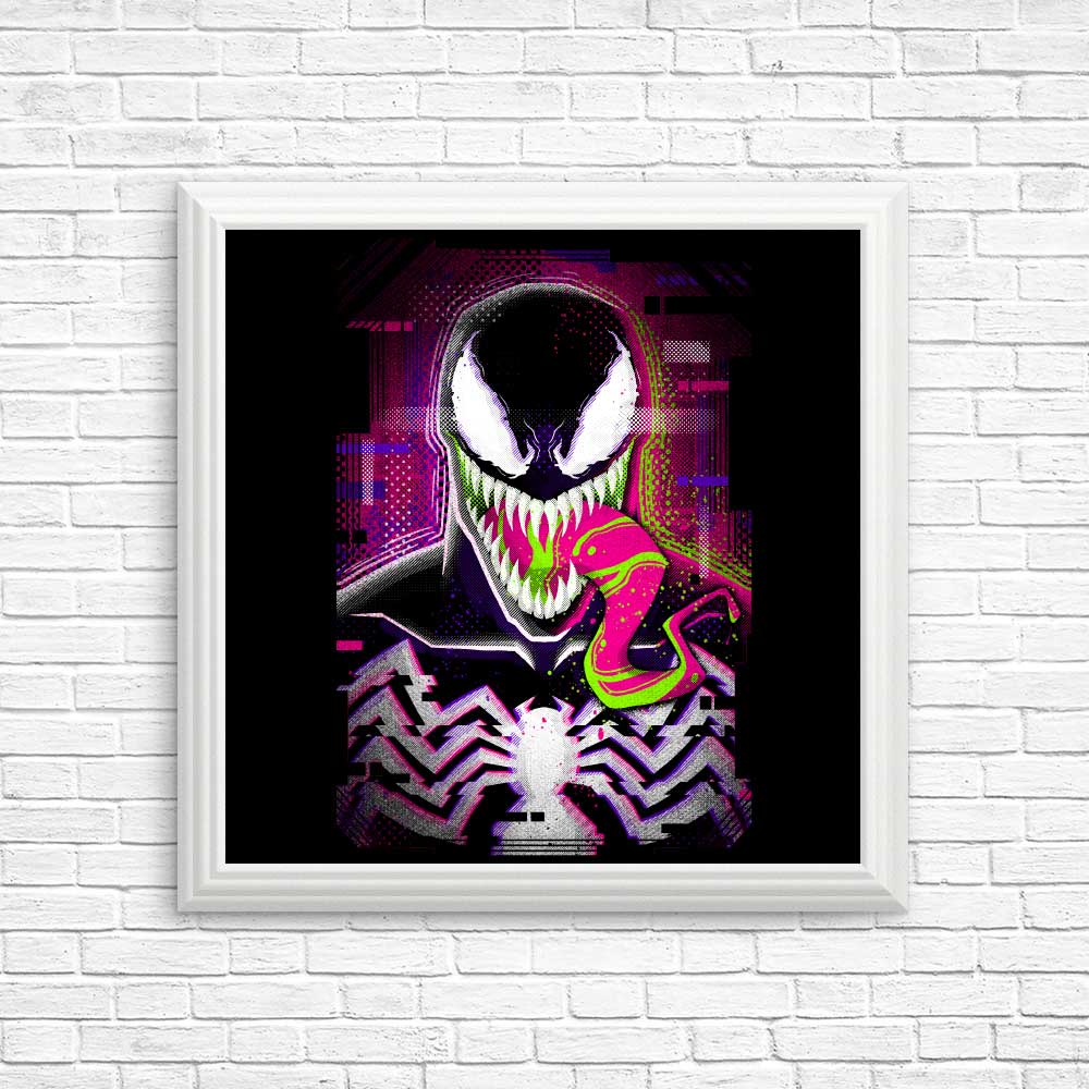 High - Quality Glitched Symbiote Posters and Prints by Danielmorris1993