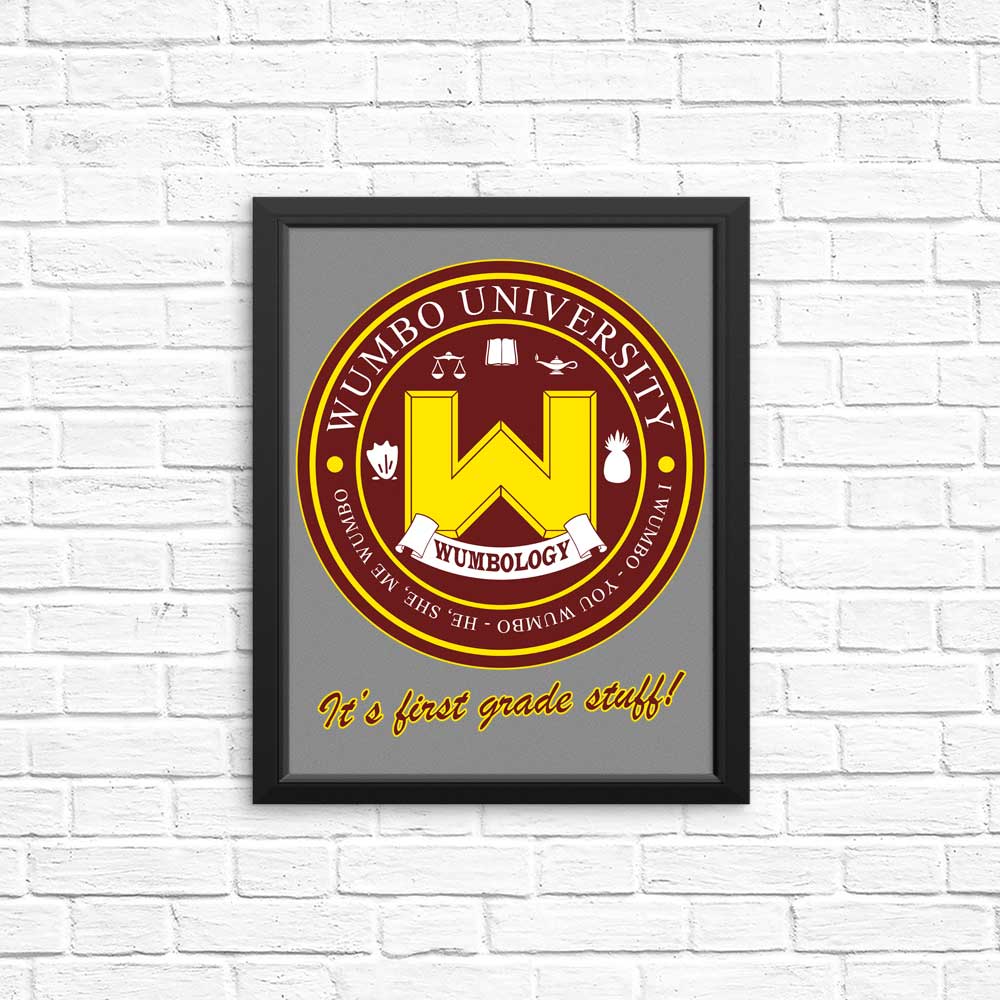 Poster and Print Collection from Wumbo University