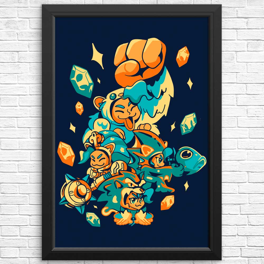 Super - Strong Cat Fighter High - Quality Posters & Prints