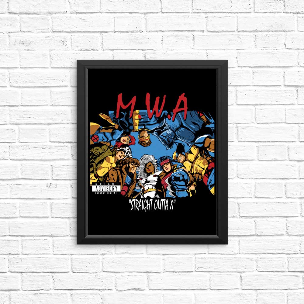 Authentic Straight Outta X Wall Posters and Prints by Aaron Morales Designs