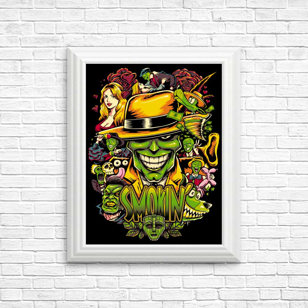 High - Quality 'Smokin' Posters & Prints by Andriu Illustrations