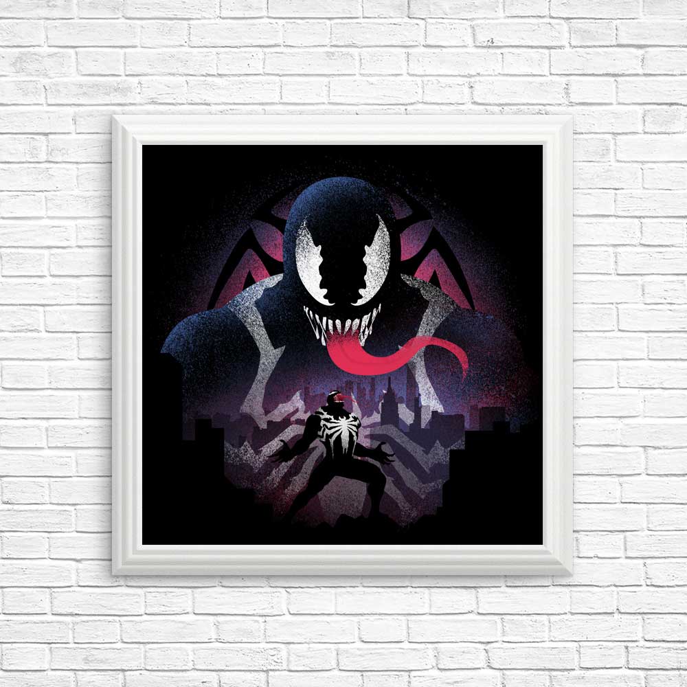 Stylish Black Symbiote Posters and Prints by Donnie Illustrations