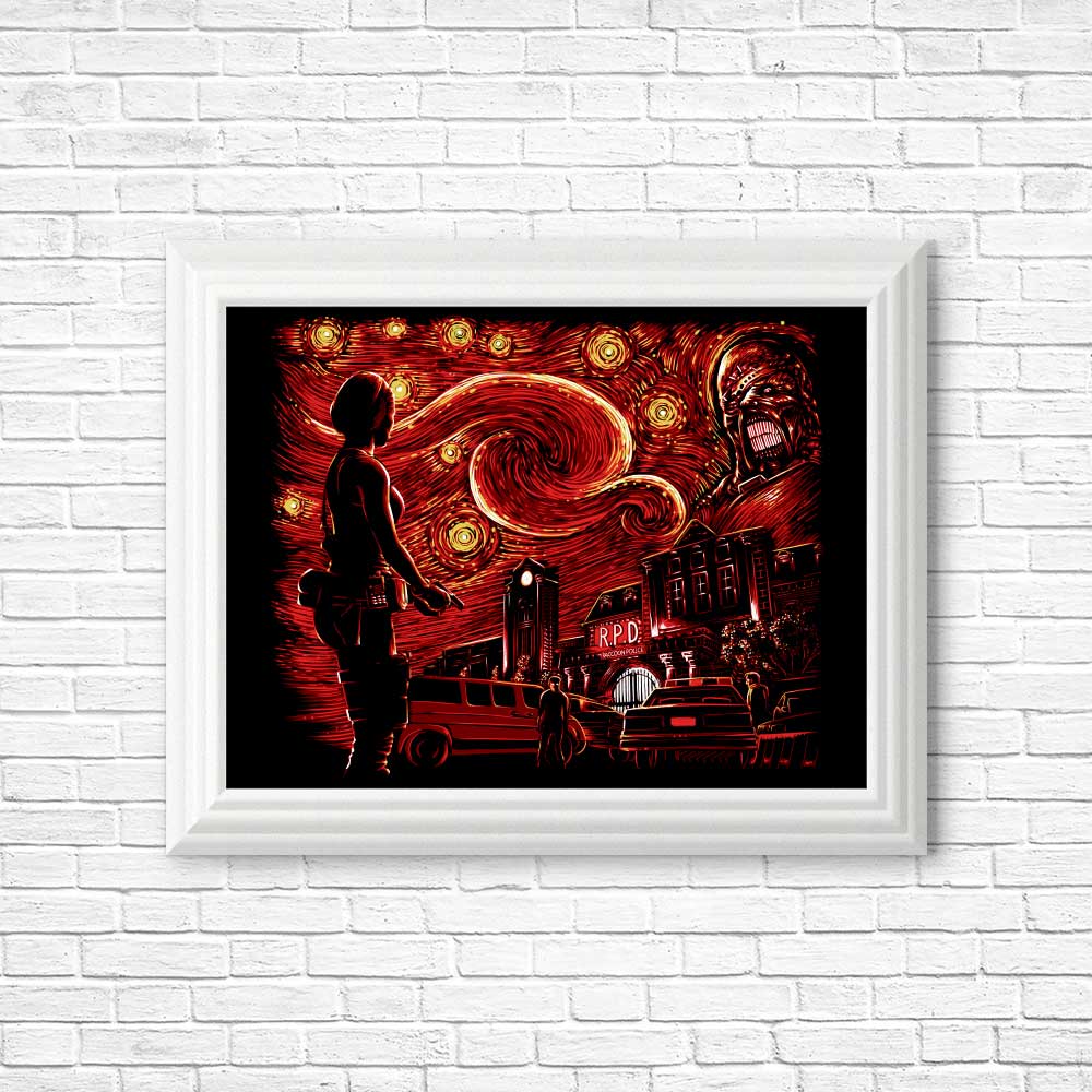 Alternate Starry Evil - High - Quality Posters & Prints