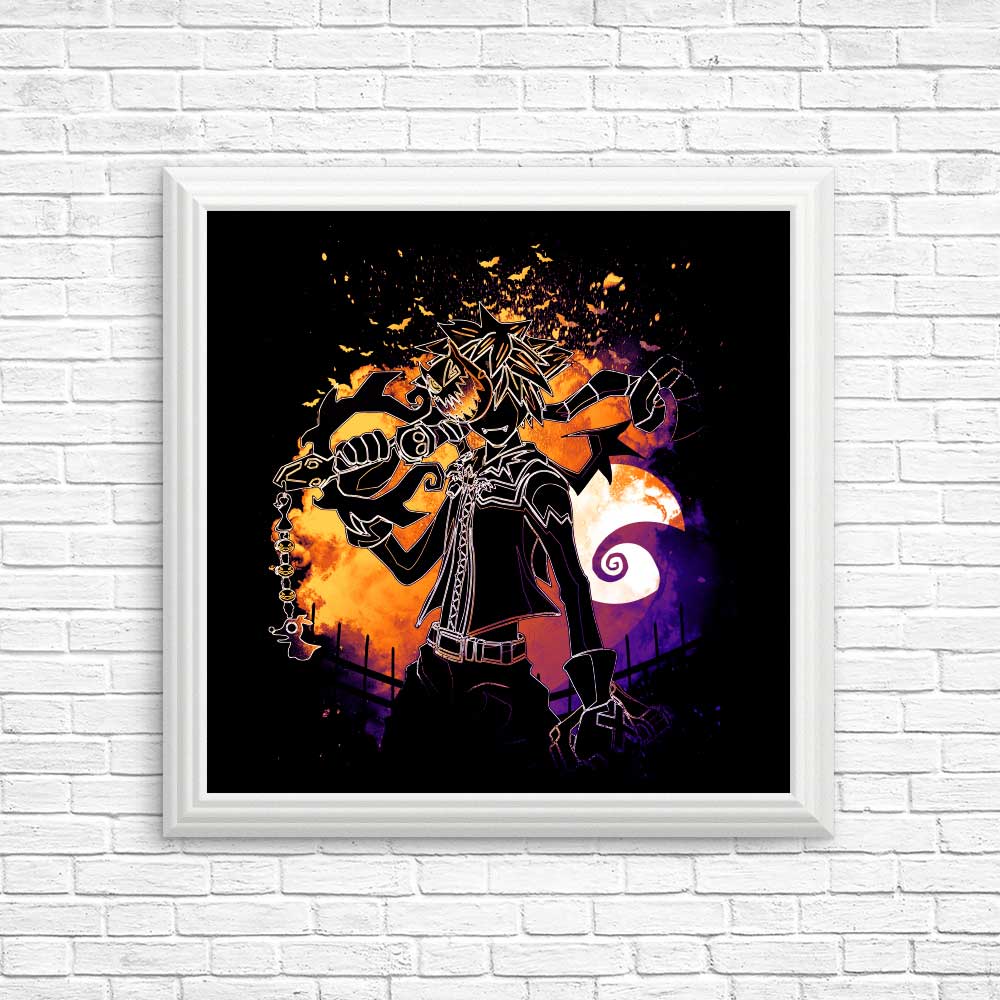 Spooky Halloween Key - Donnie Illustrations Posters & Prints