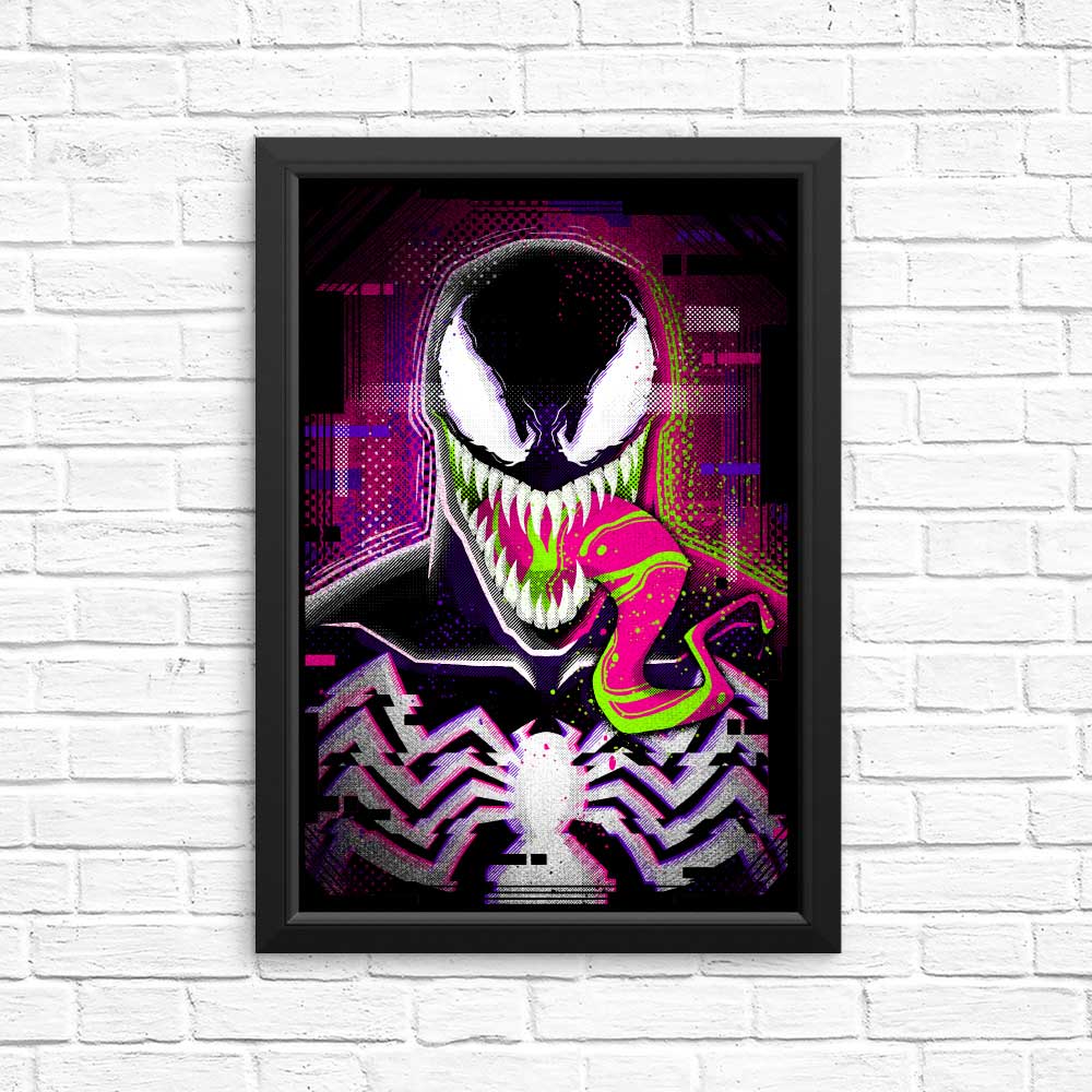 High - Quality Glitched Symbiote Posters and Prints by Danielmorris1993