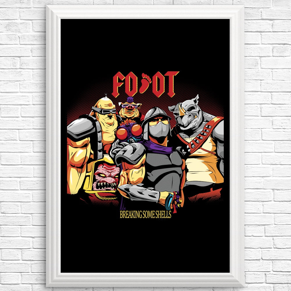 High - Quality 'Breaking Some Shells' Posters and Prints by Aaron Morales