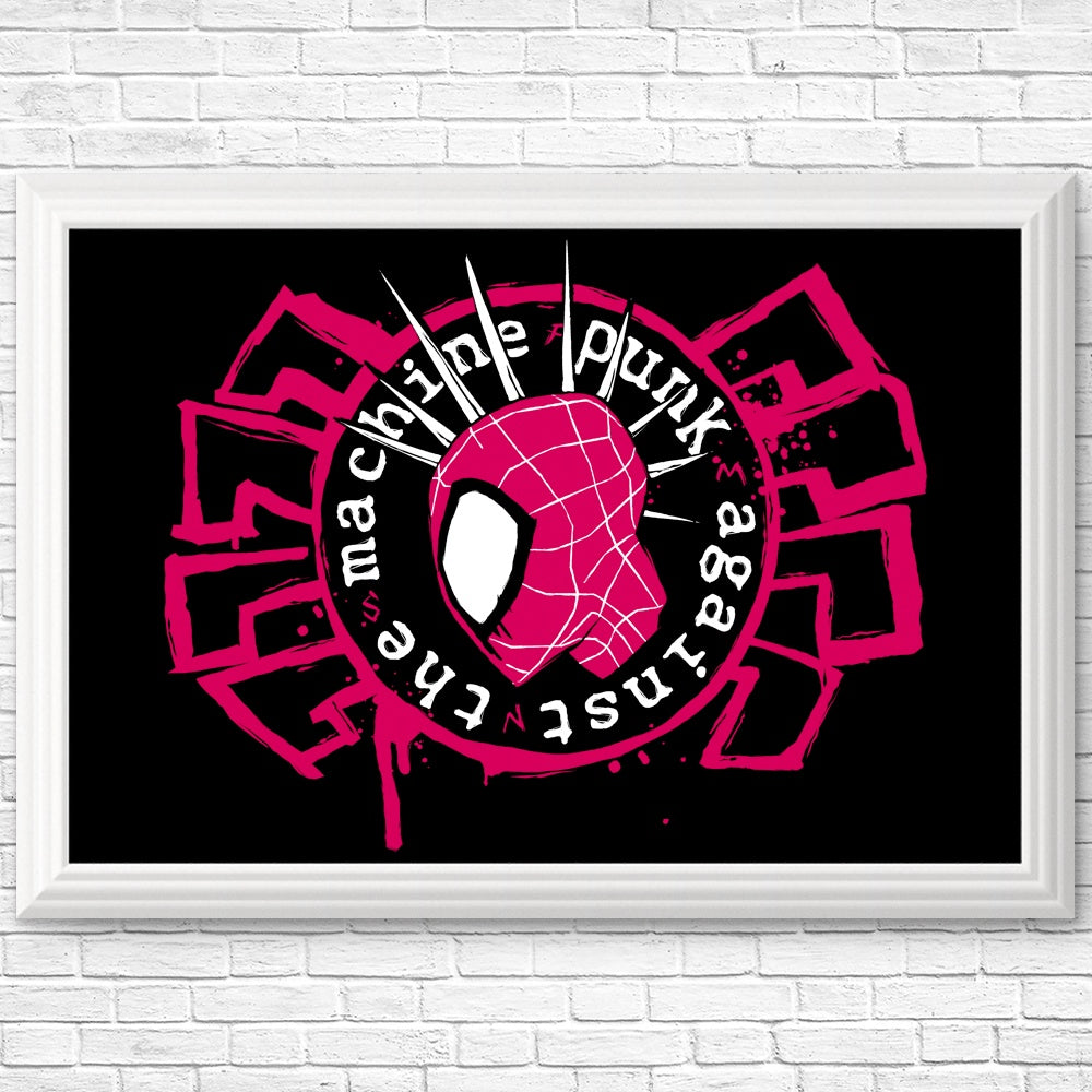 Rebellious Punk Against the Machine Art - High - Quality Posters and Prints