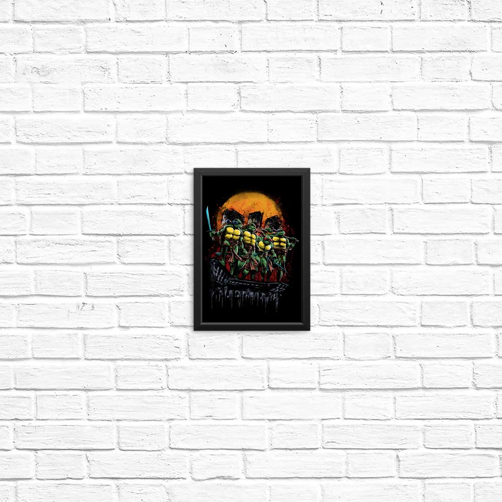 Roof Turtles - High - Quality Posters and Prints