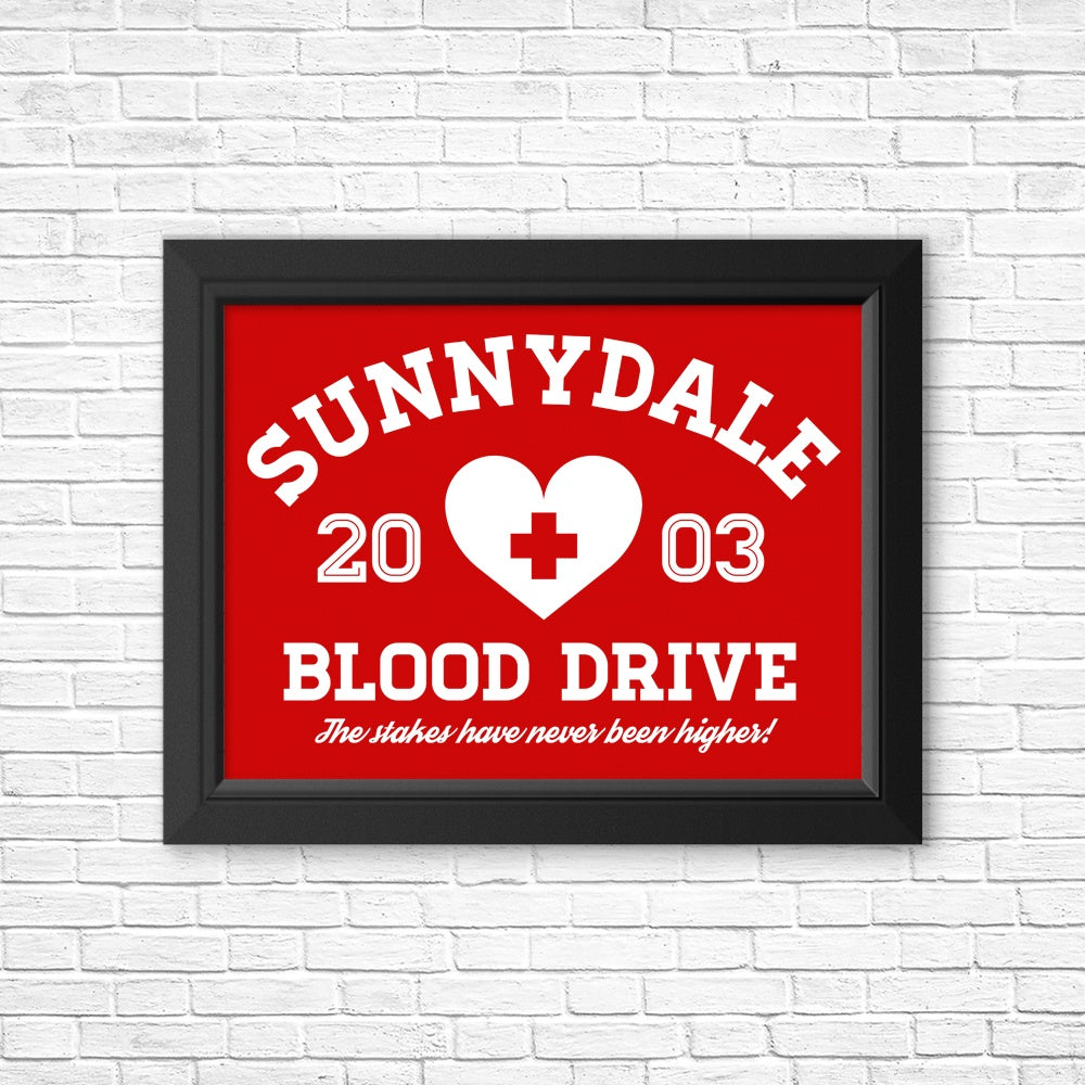 Sunnydale Blood Drive Promotion - Wall Posters and Art Prints