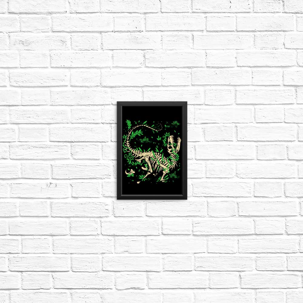 Fossil Posters and Prints Featuring Raptors by Fitas Artwork