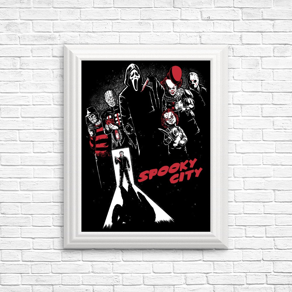 Spooky City - Haunting Posters and Prints for Your Space
