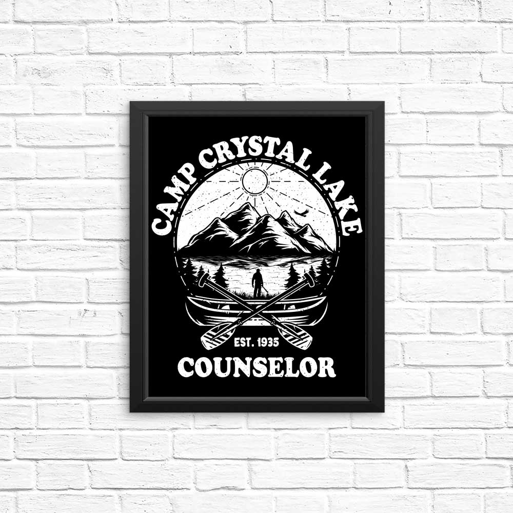 Crystal Lake Counselor Decorative Posters and Prints