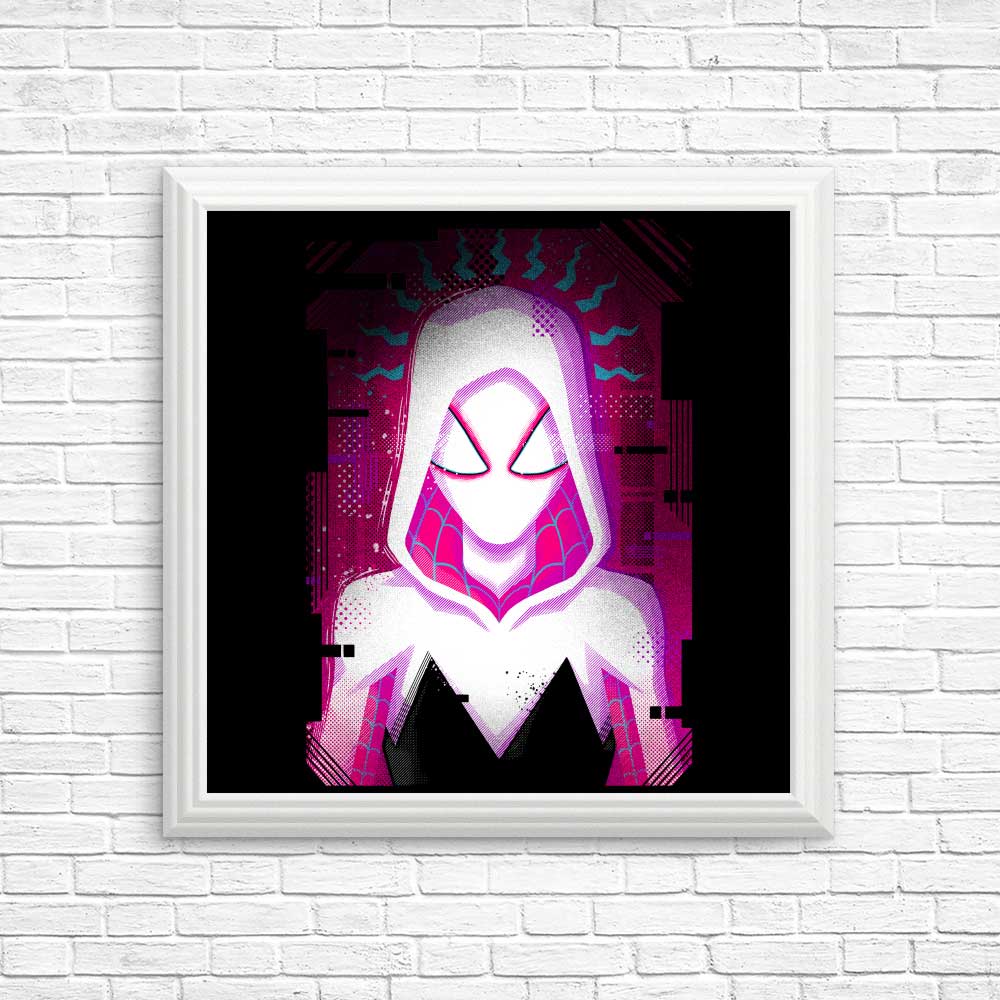 Glitched Gwen Art Posters and Prints for Wall Decor