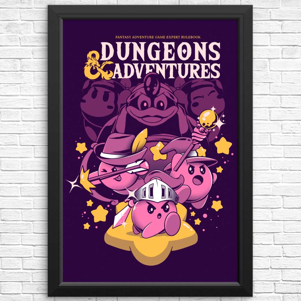 High - Quality Dungeons and Adventures Posters & Prints