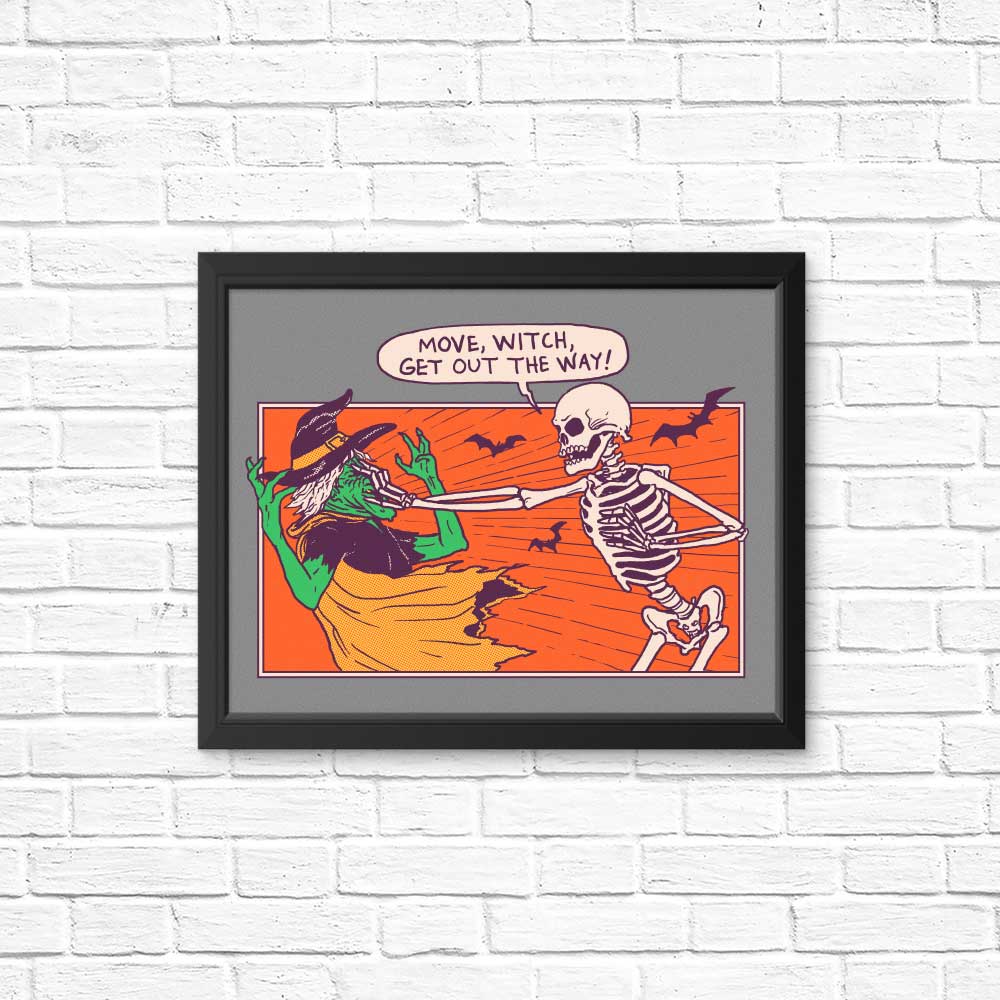 Unique 'Move Witch' Posters and Prints by Hillary White