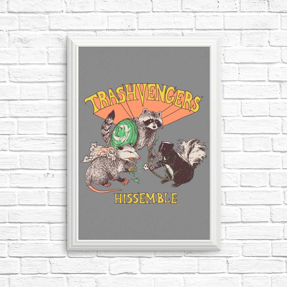 High - Quality Trashvengers Posters and Prints by Hillary White