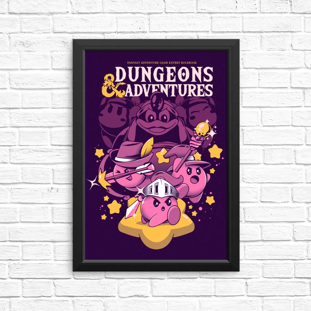 High - Quality Dungeons and Adventures Posters & Prints
