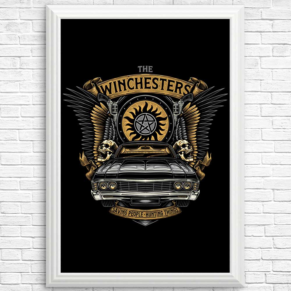 High - Quality Hunting Things Emblem Posters and Prints